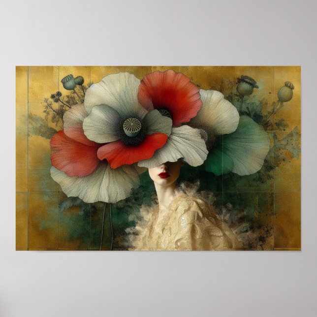 Le Femme Poppy Wall Art Poster Print (Vorne)