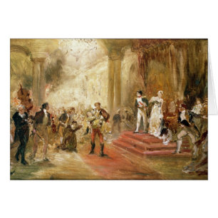 Le feu à l'ambassade autrichienne (huile sur la