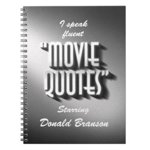 Le film personnalisé cite le journal