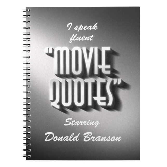Le film personnalisé cite le journal (Devant)