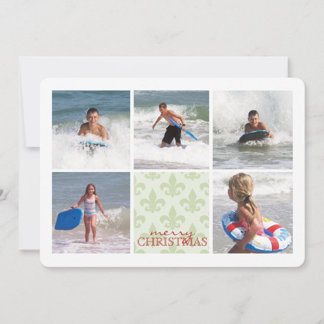 le fleur de Lis Double a dégrossi carte photo (Devant)