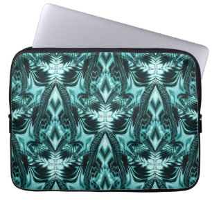 Le Fleurs en Turquoise... Laptopschutzhülle