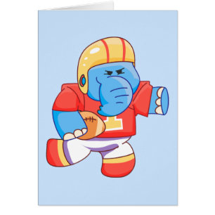 Le football bleu d'éléphant de Lil