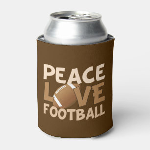 Le football d'amour de paix peut glacière