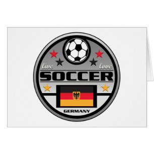 Le football vivant Allemagne d'amour