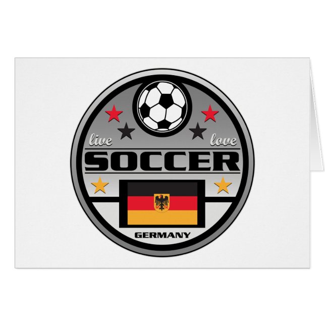 Le football vivant Allemagne d'amour (Devant horizontal)