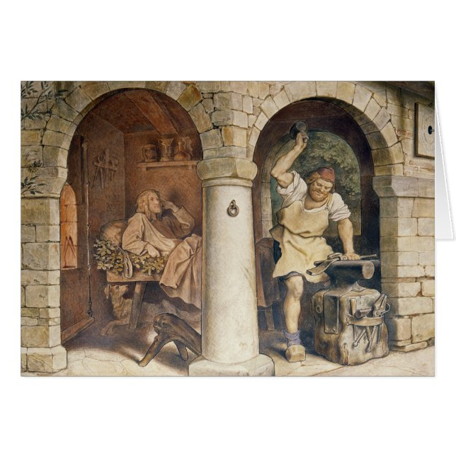 Le forgeron de Ruhla, c.1854 (Devant horizontal)