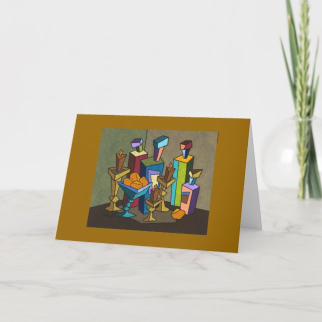 Le fruit et la carte de voeux de vigne (Devant)