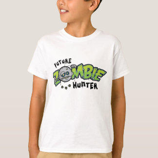 Le futur chasseur de zombi badine le T-shirt