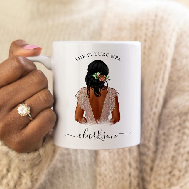 Le Futur Mme Photo Personnalisée Café Mug (Créateur téléchargé)