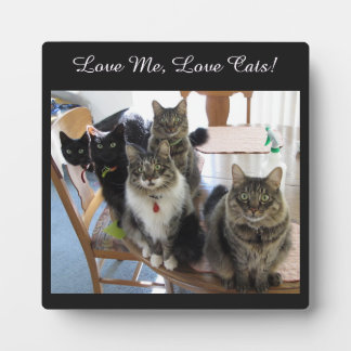 Le Gang Love Me Love Chats Plaque Photo