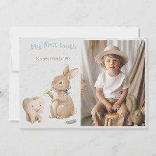Le garçon de Bunny Premier Carte photo de la fête 