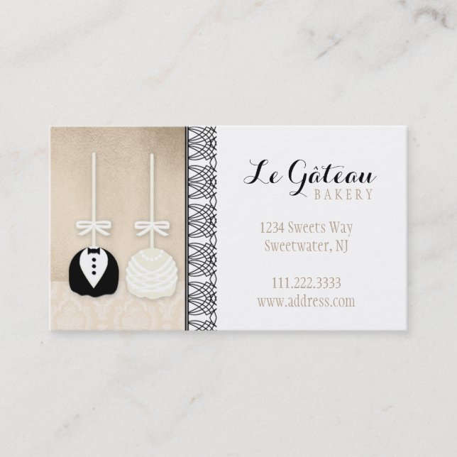 Le gâteau saute la boulangerie : Carte de visite (Devant)