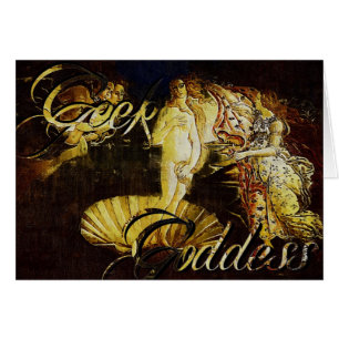 Le geek Goddes Botticelli la naissance de Vénus