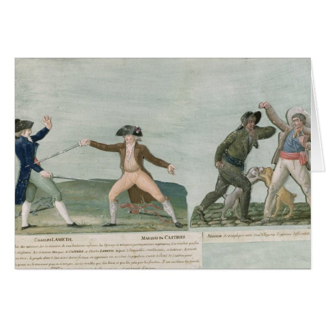 Le Général Charles Lameth et Charles Eugene (Devant horizontal)