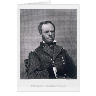Le général William Tecumseh Sherman, gravé après u