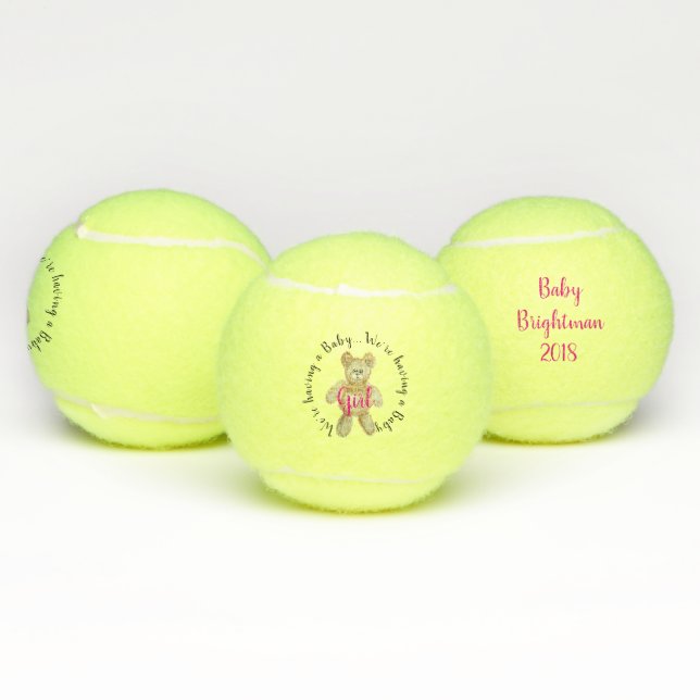Le genre de fille indiquent la balle de tennis (Multiple)