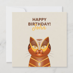 Le Geocat - Une jolie Carte d'Anniversaire