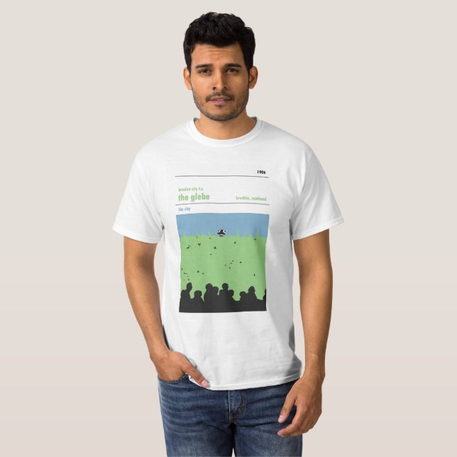 Le Glebe, Brechin. Le T-shirt des hommes (Devant entier)