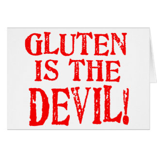 Le gluten est le diable