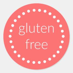 le gluten libèrent des autocollants
