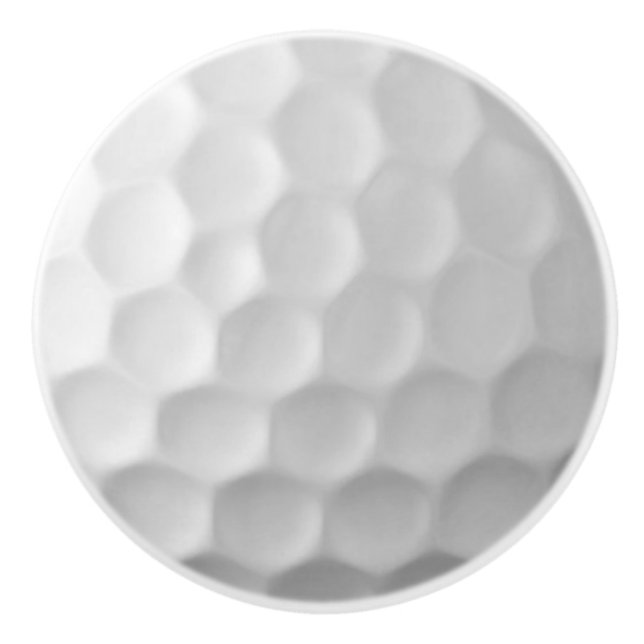 Le golf embrève le bouton de porte en céramique (Devant)
