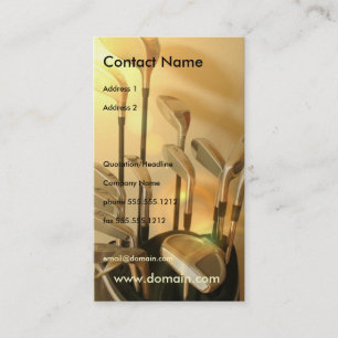 Le golf repasse le carte de visite