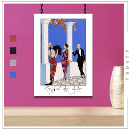 Le Gout des Chales (1923) von George Barbier Poster