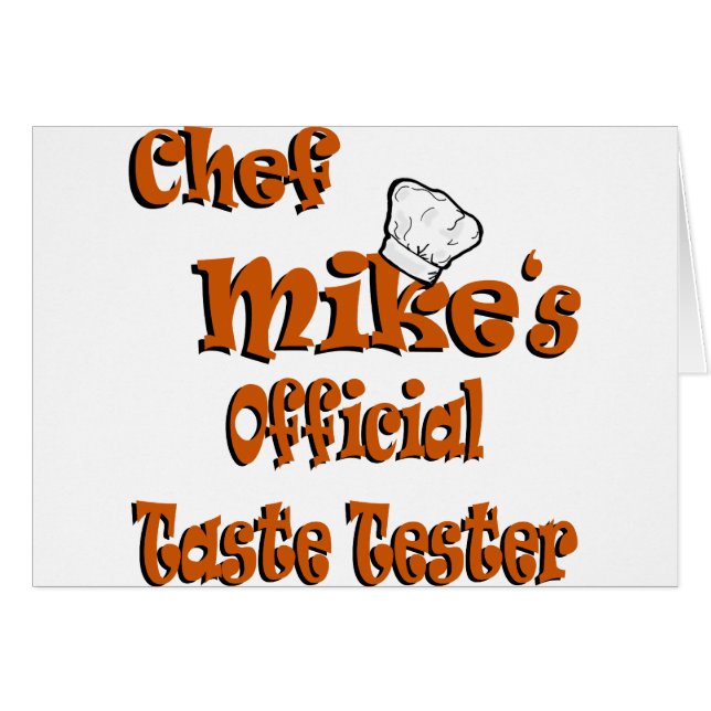 Le goûteur du chef Mike (Devant horizontal)