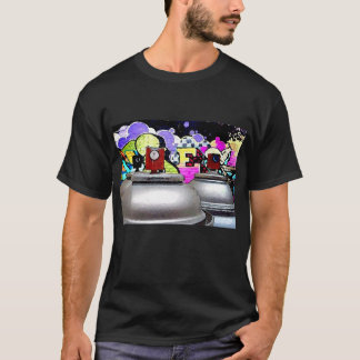 Le graffiti met en boîte le T-shirt
