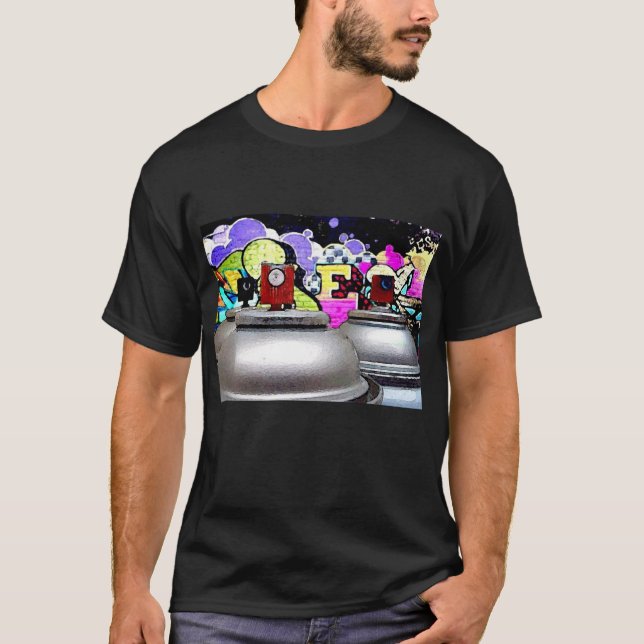 Le graffiti met en boîte le T-shirt (Devant)