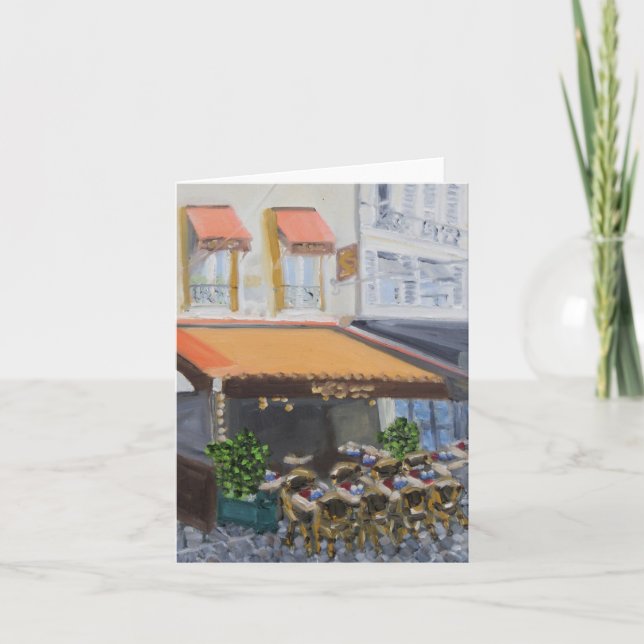 Le Grand Cafe: Fontainebleau, Frankreich Karte (Vorderseite)
