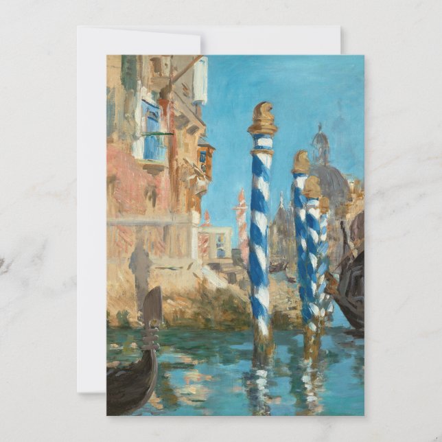 Le Grand Canal à Venise | Édouard Manet (Vorderseite)