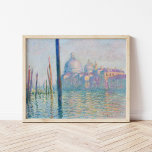 Le Grand Canal | Claude Monet Poster<br><div class="desc">Le Grand Canal (1908) von Claude Monet, französischer Impressionist. Dieses Öl auf der Leinwand ist eines von sechs Gemälden, die den Canale Grande hinunter in Richtung der Salute-Kirche sehen, und ein Teil von Monets größeren Gemälden von Venedig, Italien während seines bleibe dort. Verwenden Sie die Entwurfstools, um einen benutzerdefinierten Text...</div>