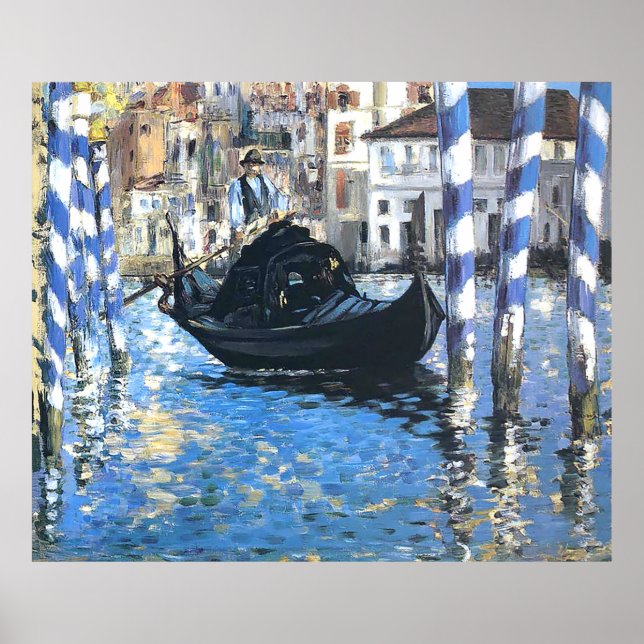 Le grand canal de Venise Edouard Manet Poster (Devant)