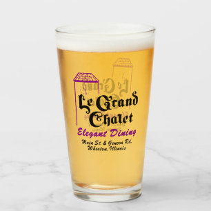 Le Grand Chalet Restaurant, Wheaton, Illinois Glas