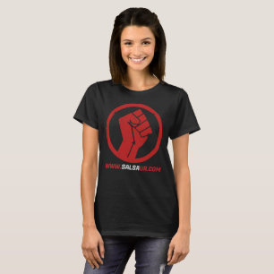 Le grand logo des T-shirts des femmes Salsa Underg