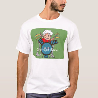 le grand-papa bascule le T-shirt