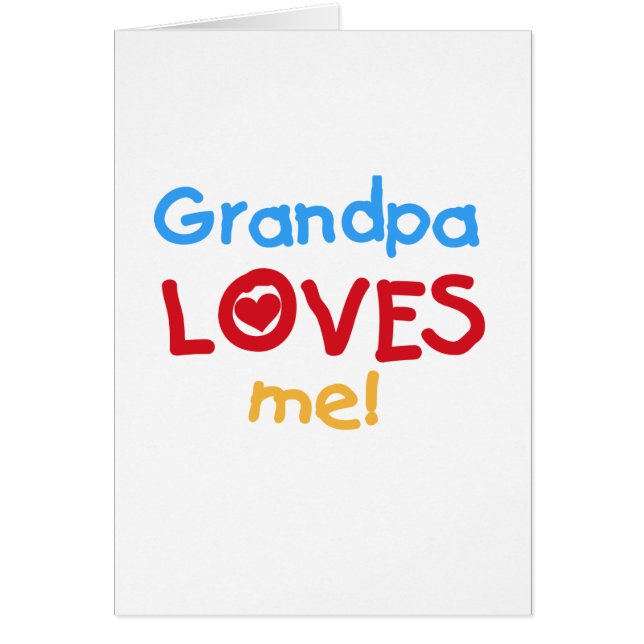 Le grand-papa de couleurs primaires m'aime des (Devant)