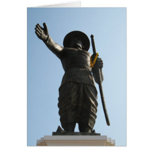 Le Grand Roi Anouvong ... Vientiane, Laos Card