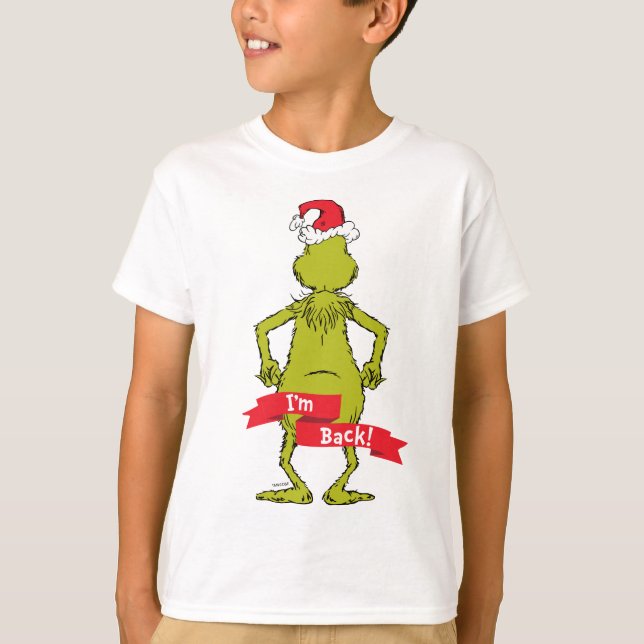 Le Grinch | Je suis T-Shirt de retour (Devant)