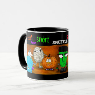 Le grondement reniflent la tasse de monstre de