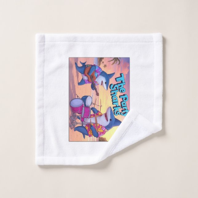 Le groupe Party Sharks (Gant de toilette)