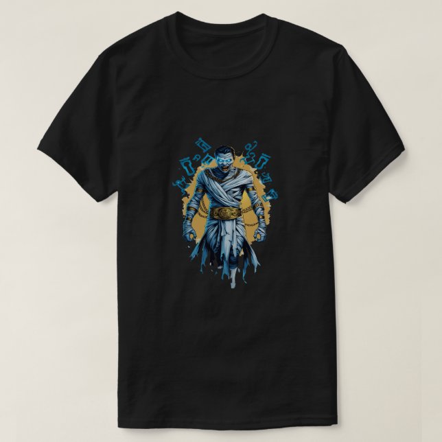 Le guerrier du T-shirt du Nil - Art inspiré du pha (Design devant)