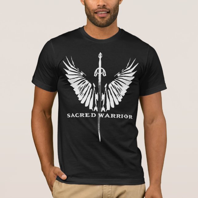 Le guerrier sacré s'envole le T-shirt de logo (Devant)