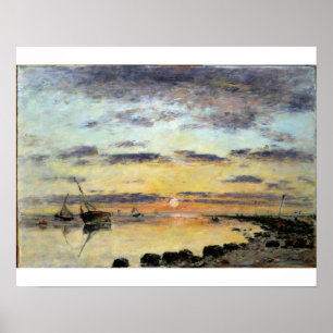 Le Havre, 1889 (oil on canvas) Poster