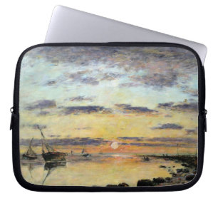 Le Havre, 1889 (Öl auf Leinwand) Laptopschutzhülle