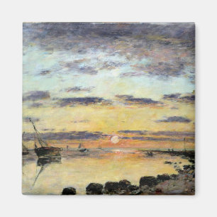 Le Havre, 1889 (Öl auf Leinwand) Magnet