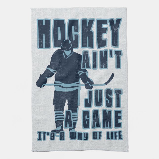 Le hockey n'est pas qu'un jeu Torchons de cuisine (Vertical)