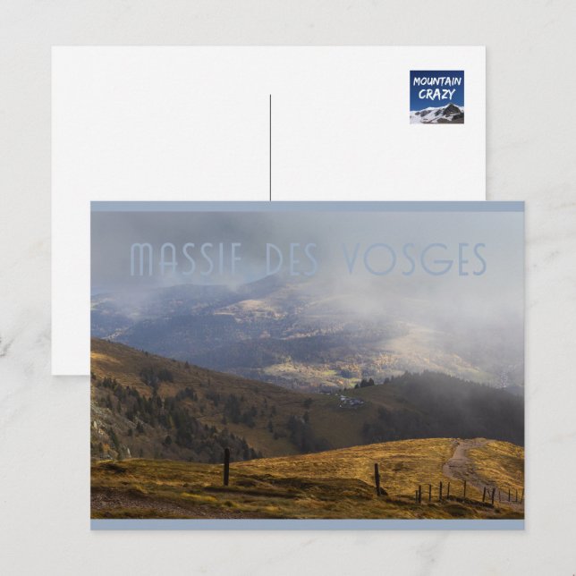 Le Hohneck, Mountain View, Vogesen, Frankreich Postkarte (Vorne/Hinten)